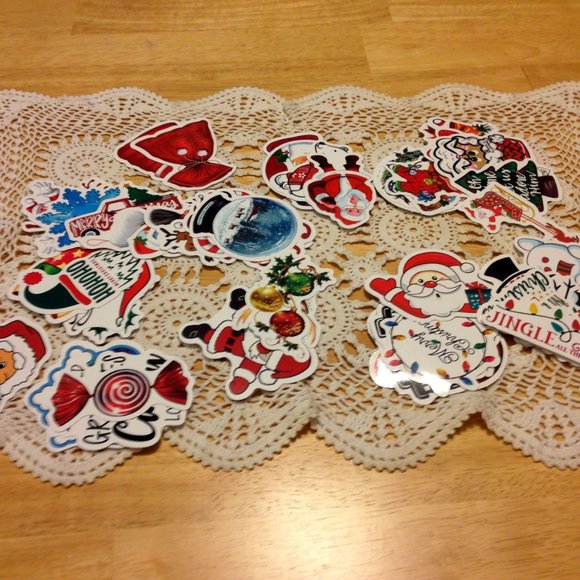 Christmas Stickers bundle for holiday crafts or stocking stuffers - Picture 3 of 7